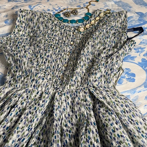 Vintage Atomic Age Print Beautiful Tiny Aline with Suggested Jewelry 1960s 60s - Picture 2 of 16